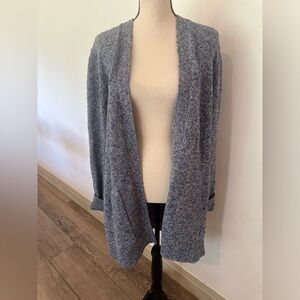 LL Bean vintage blue long cardigan button front size 2X